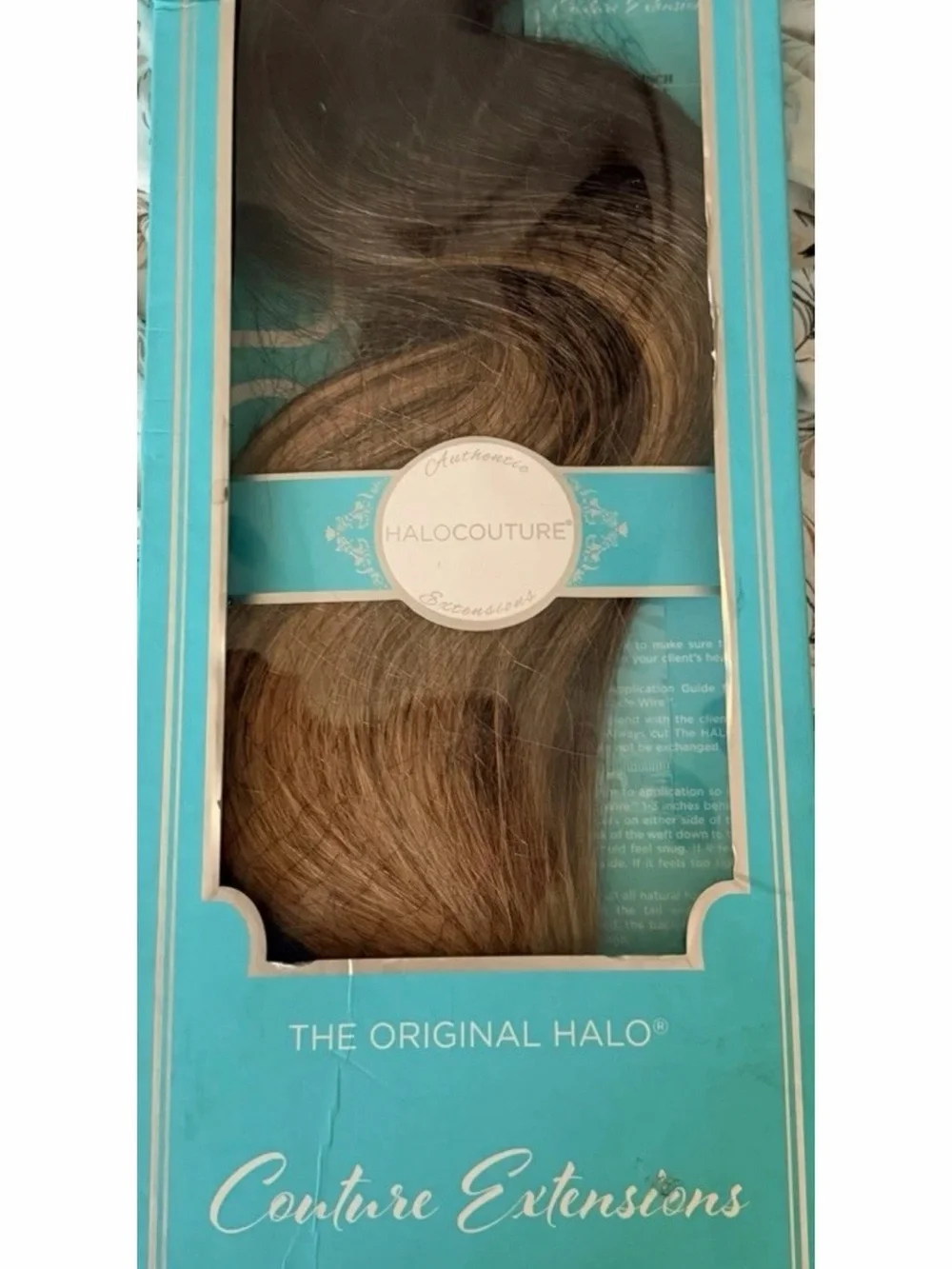 New. HaloCouture Balayage 20” 100% Remy Human Original Halo Ext.B14-24 145 Grams